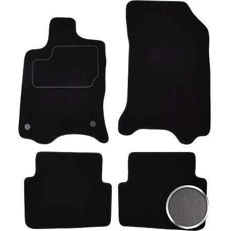 Covoras podea textil Floor mats Velours 4 pcs front/rear set colour grey RENAULT LAGUNA II 03.01-12.07 Saloon MAMMOOTH MMT A041 RNT260 PRM 02