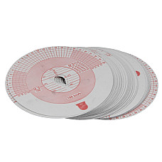 Saiba tahograf Diagrame tahograf pentru 100 kilometri pe ora set 100 buc 100-24/2EC 4B tahograf standard de inregistrare si automata BORG WKR001