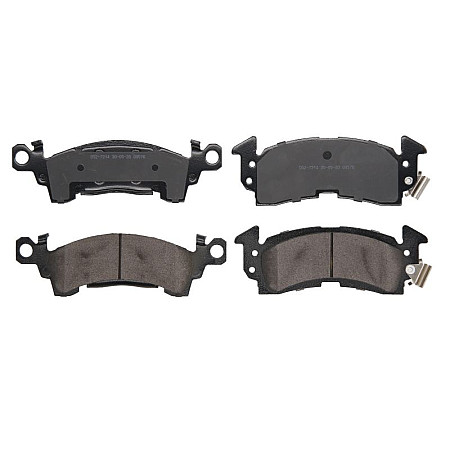 Set placute de frana Fata EN no ECE R90 certification CADILLAC BROUGHAM FLEETWOOD CHEVROLET ASTRO K5 BLAZER 4.3-5.7D 09.74-05.05 USA PMD52AT ZAM