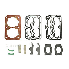 Set de reparaie, compresor aer comprimat Kit reparare compresor  en fin valves sigiliu RVI KERAX PREMIUM 04.96- TRUCK TECHNIC WSK.107