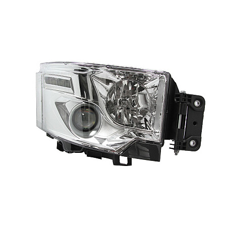 Far Lampa frontala Dreapta H1/H7 electric cu motor functie lumini de zi culoare insert: cromat culoare semnalizator: transparent RVI C T 01.13- VALEO VAL89365