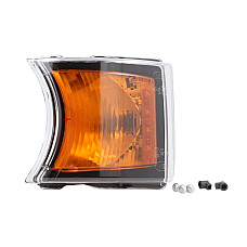 Semnalizator Indicator lamp front L/R glass colour: orange LED/P21W neagra base SCANIA PGRT 01.03- GIANT 131-SC01251U