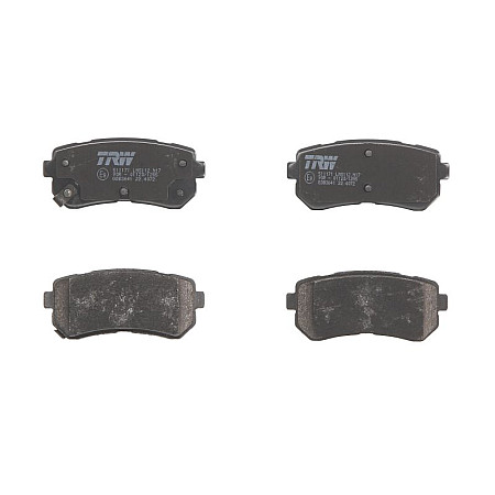 Set placute de frana Spate cu suplimente HYUNDAI ACCENT III CRETA I20 I I30 IX20 IX35 KONA KONA/SUV SONATA VII KIA CEE'D CERATO II PRO CEE'D RIO II 1.0-2.4 03.05- TRW AUTOMOTIVE GDB3641