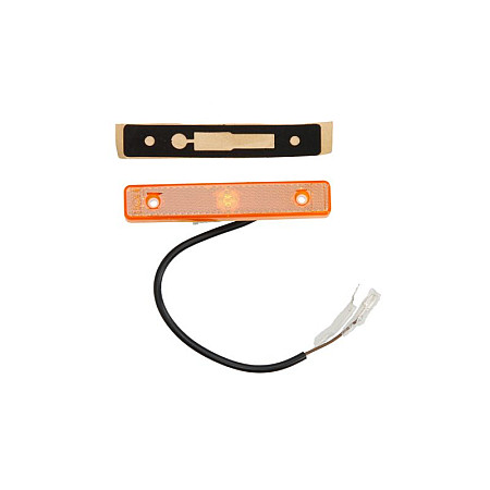 Lampa gabarit Outline marker lights orange LED height 25mm width 140mm surface hose length 250 12V JOKON 12.1019.000