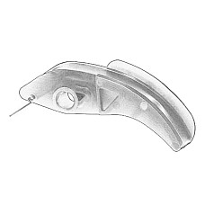 Ghidaj, lant antrenare pompa ulei Ghidaj lant distributie PUMA CITROEN JUMPER FIAT DUCATO PEUGEOT BOXER 2.2D 04.06- OE FIAT 9675827980