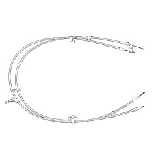 Cablu, frana de parcare Handbrake cable rear L/R FORD KUGA II 1.5-2.5 03.13- OE FORD 2015799