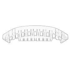 Suport,tampon EN Bumper reinforcement cover Fata inferior SKODA SUPERB II 1.4-3.6 03.08-05.15 OE SKODA 3T0 807 093