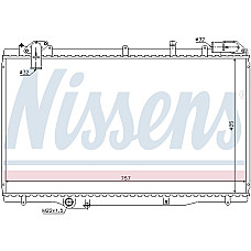 Radiator, racire motor Radiator motor  RENAULT ESPACE III 2.2D NISSENS NIS 63791