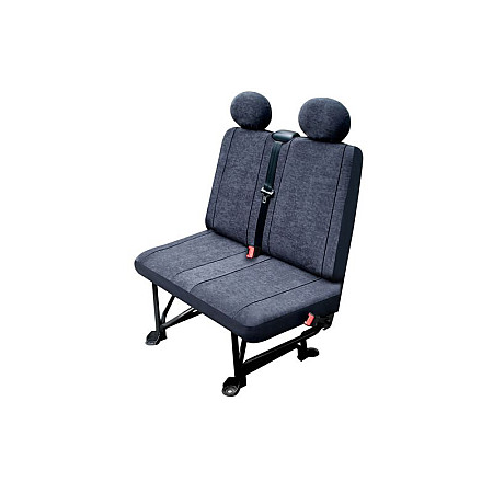 Husa scaun Seat cover velours colour: graphite front rear seats BUS II M CARPASSION MMT CP30211