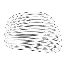 Grila radiator Front grille element L JOHN DEERE 3215 3220 3420 5070M 2WD 5070M 4WD 5080M 2WD 5080M 4WD 5080R 5090M 2WD 5090M 4WD 5090R 5100M 2WD 5100M 4WD 5100R 5620 5720 5820 9120 OE JOHN DEERE R197991-JD