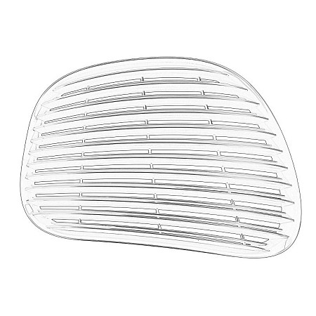 Grila radiator Front grille element L JOHN DEERE 3215 3220 3420 5070M 2WD 5070M 4WD 5080M 2WD 5080M 4WD 5080R 5090M 2WD 5090M 4WD 5090R 5100M 2WD 5100M 4WD 5100R 5620 5720 5820 9120 OE JOHN DEERE R197991-JD