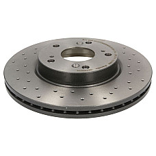 Disc frana Brake disc BREMBO Xtra 1pcs Drilled front  L/R outer diameter 282 mm thickness 23 mm HONDA CIVIC IX CIVIC VIII CIVIC X FR-V STREAM 1.4-2.2D 05.01- BREMBO 09.A455.1X