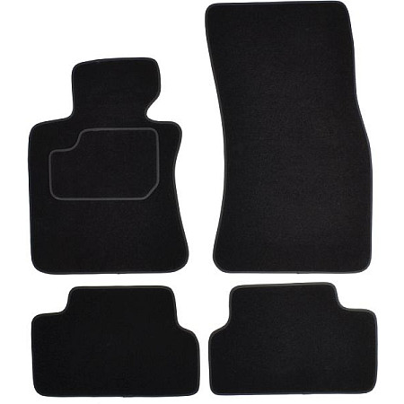 Covoras podea textil Floor mats Velours 4 pcs front/rear set colour neagra BMW 6 E63 09.03-08.10 Coupe MAMMOOTH MMT A041 BM200 PRM 01