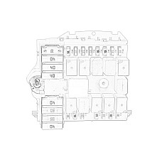 Camera motorului Fuse box for automatic A/C for vehicles with START-STOP CITROEN JUMPER II FIAT DUCATO PEUGEOT BOXER 08.06- FIAT OE FIAT 1367665080