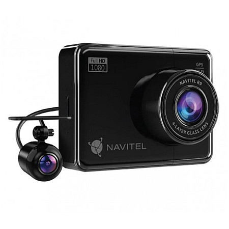 Aparat video Video-recorder 1280x720 pix 170 working memory cards: microSD video format: MOV colour: neagra loop recording 50x50x40 mm type of battery: Li-Ion NAVITEL NAVI R9