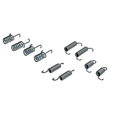 Set accesorii, saboti frana parcare Set de montaj pantofi de frana ATE MERCEDES SPRINTER 5-T B906 VW CRAFTER 30-50 MULTIVAN VI 1.8-3.5 04.06- QUICK BRAKE QB105-0004