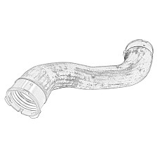 Furtun, alimentare aer Conducta de intrare a aerului de la filtru la baza pompei MERCEDES GLK X204 2.2D 12.08-06.15 OE MERCEDES 204 528 00 00