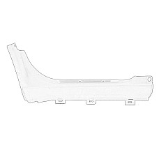 Mulura decorativa/de protectie a pragului de usa Trusa de reparatie a pervazului auto IVECO OE IVECO 5801521533