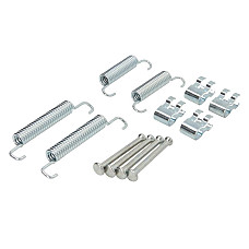 Set accesorii, saboti frana parcare Set de montaj pantofi de frana BREMBO IVECO DAILY II DAILY III DAILY IV DAILY V RVI MASCOTT FORD TRANSIT 2.2D-Electric 01.89-12.14 QUICK BRAKE QB105-0839