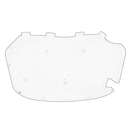 Material amortizare zgomot, nisa motor Izolarea fonica a capacului motorului cu ace inainte de facelifting SKODA SUPERB II 03.08-05.15 OE SKODA 3T0 863 831