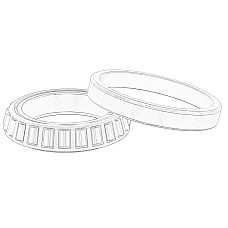 Rulment roata - simplu Spate 7779x12144x252mm OE IVECO 1905220