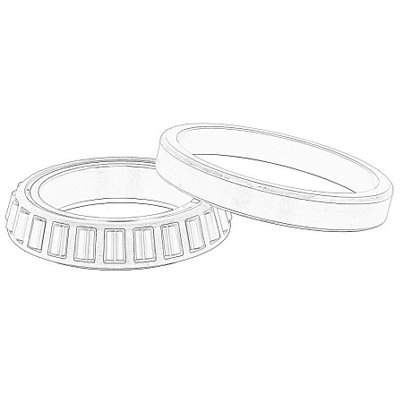 Rulment roata - simplu Spate 7779x12144x252mm OE IVECO 1905220