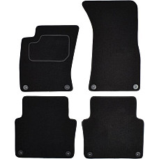Covoras podea textil Floor mats Velours 4 pcs front/rear set colour neagra AUDI A8 D3 10.02-07.10 Saloon MAMMOOTH MMT A041 AUD205 PRM 01
