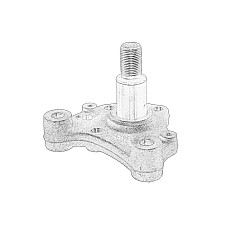Butuc roata stecher butuc roata spate Dreapta NISSAN PRIMASTAR OPEL VIVARO A RENAULT TRAFIC II 1.9D-2.5D 02.01- OE RENAULT 43 04 218 01R