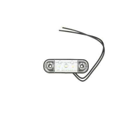 Lampa gabarit Outline marker lights L/R shape: rectangular white LED height 242mm width 838mm depth 104mm surface hose length 230 12/24V WAS 710 W97.1