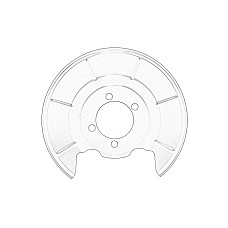 Protectie stropire,disc frana Capacul discului de frana Spate Stanga TOYOTA AURIS 1.33-2.2D 10.06-09.12 OE TOYOTA 47882-02031