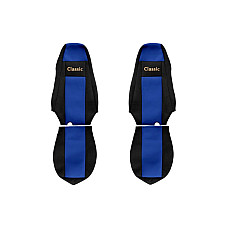 Husa scaun Huse pentru scaune Classic albastru material velours serie CLASSIC centura de siguranta a pasagerului asamblata in scaun centura de siguranta a soferului asamblata in scaun scaune cu tetiere int F-CORE F-CORE PS16 BLUE