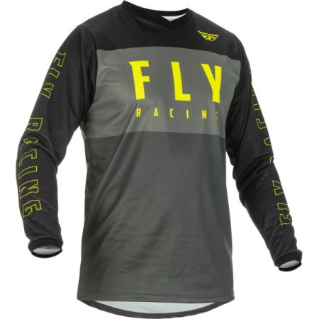 Tricou Camasa off road FLY RACING F 16 culoare negru fluorescent gri galben marimea XXL 375 9222X