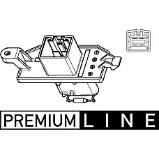 Reglaj, suflanta de interior Rezistenta ventilator mai rece FORD B-MAX C-MAX II ECOSPORT FOCUS III GRAND C-MAX KUGA II TOURNEO COURIER B460 TOURNEO CUSTOM V362 TRANSIT V363 1.0-Electric 04.10- MAHLE ABR 104 000P