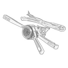 Comutator coloana directie Comutator combinat sub volan IVECO DAILY II 01.89-08.98 OEM 4836417Z