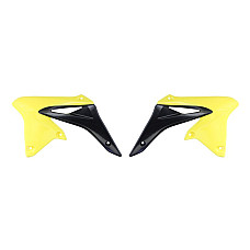 Kituri de plastic Radiator covers colour Black/Yellow SUZUKI RM-Z 250 2010-2018 CEMOTO 8413600006 CEM