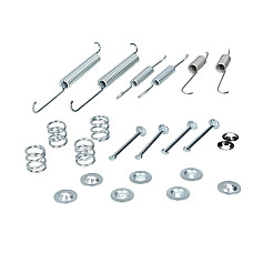 Set accesorii, sabot de frana Set de montaj pantofi de frana LUCAS VOLVO 440 460 850 CITROEN XSARA DACIA LOGAN LOGAN EXPRESS PEUGEOT 106 II 306 RENAULT LAGUNA I LOGAN I 1.1-2.5D 08.88- QUICK BRAKE QB105-0678
