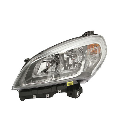Far Lampa frontala Stanga halogen H7/H7 electric cu motor bec culoare semnalizator: portocaliu FIAT DOBLO DOBLO CARGO MAGNETI MARELLI 712105001120