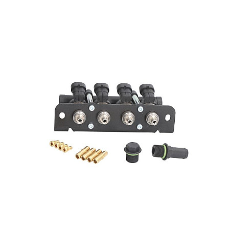 Rampa injector GPL LPG injection rail number of cylinders 4 pcs power per cylinder 50-80HP TECH-YETI+ LPGTECH LPG 0H-WT-LP-0102
