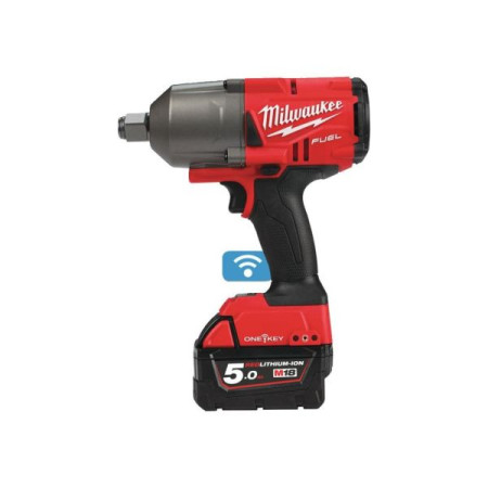 Pistol de impact pneumatic sursa de alimentare: pe baterii M18 ONEFHIWF34-502X Pivot in 4 puncte 3/4 cuplu maxim: 702 / 1138 / 1627Nm 18V 2 x 5Ah impachetare: valiza baterie inclusa incarcator MILWAUKEE 4933459730