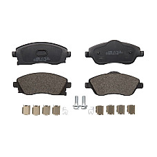 Set placute de frana Fata cu suplimente OPEL ASTRA J COMBO TOUR COMBO/MINIVAN CORSA C KADETT C MERIVA A REKORD D TIGRA 1.0-1.9 03.75- BRECK 23225 00 702 10