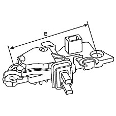 Regulator, alternator Voltage regulator 28V  MERCEDES ACTROS MP4 / MP5 ANTOS AROCS ATEGO 3 ECONIC 2 UNIMOG 07.11- HC-CARGO CAR335599