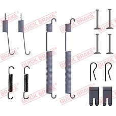 Set accesorii, sabot de frana Set de montaj pantofi de frana SEAT IBIZA V SKODA RAPID 1.0-1.6D 07.12- QUICK BRAKE QB105-0053