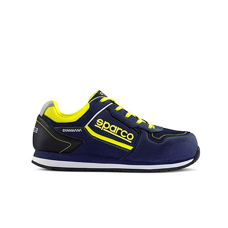 Protectia picioarelor SPARCO incaltaminte de protectie GYMKHANA marime: 40 categorie de protectie: S1P SRC material: microfibra / net culoare: albastru navy/galben botul: compozit SPARCO TEAMWORK 07527 BMGF/40