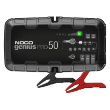 Aparat de incarcat bateria de acumulatori Battery charger GENIUSPRO50 charging voltage: 6/12/24 V NOCO charging current: 50A power supply: 120/240V battery type: AGM/EFB/GEL/Li-Ion/MF/WET NOCO GENIUSPRO50