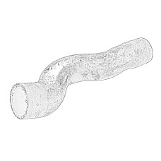 Cuplaj conducta lichid racire Furtun intercooler OPEL ZAFIRA B 1.9D 07.05-04.15 OE OPEL 55353830