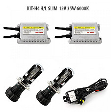 H4 H/L SLIM  12V 35W 6000K
