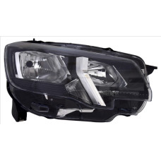 Far Headlamp R H1/H7/W21 electric with motor PEUGEOT PARTNER III RIFTER 03.18- TYC TYC 20-17741-05-2