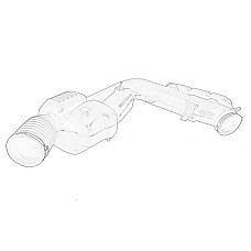 Palnie, filtru de aer Conducta de intrare a aerului DODGE DURANGO JEEP GRAND CHEROKEE IV 3.0-6.4 10.10- CHRYSLER 68194974AA