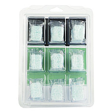 Solutie de curatat si clatit sisteme A/C ERRECOM KINO TABS 18 szt.  - Kapsulki  do czyszczenia skraplaczy klimatyzacji 1 kapsulka na 5 L wody. Usuwa zanieczyszczenia i spowalnia powstawanie nowych. Nie wymaga splukiwania. ERRECOM ER AB1090.01