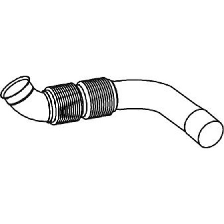 Racord evacuare Teava de esapament lungime:706mm EURO 4 MERCEDES ACTROS MP2 / MP3 OM541.920-OM541.998 04.03- DINEX DIN56122